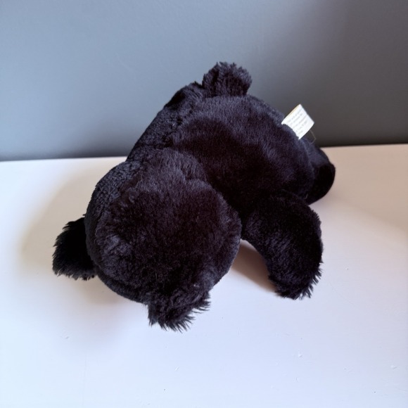 RARE Vintage‎ Teddy Black Bear Plush 11" Korea EUC Stuffed Animal Toy T35 - Picture 4 of 15